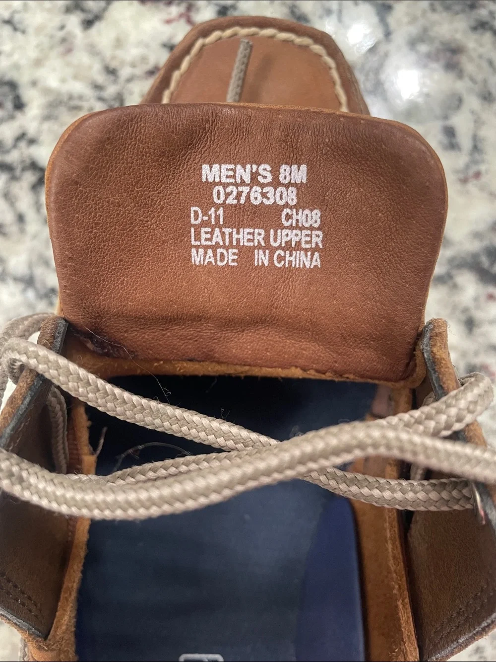 Sperry Chestnut Leather Men’s Boat Shoes